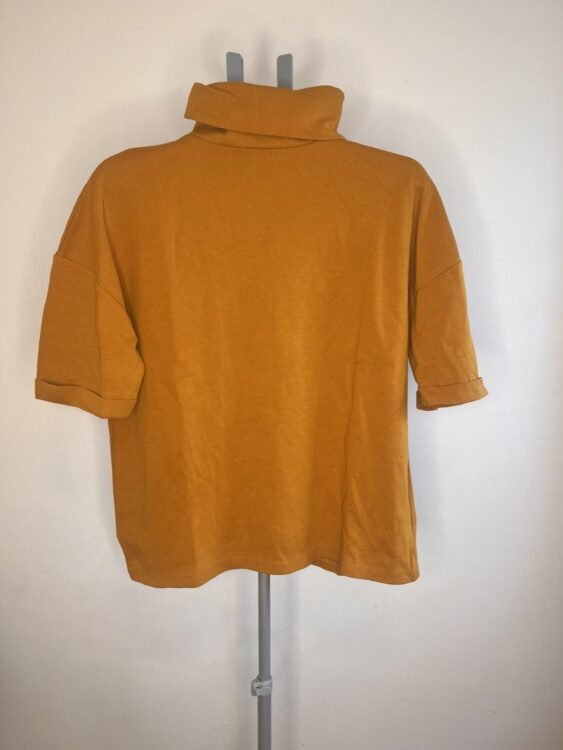 חולצה בייסיק חרדל אוברסייז ZARA מידה S/M