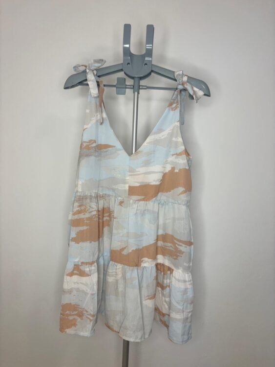 שמלת גופיה מיני/מידי פרינט פסטל ADDICT מידה M/L