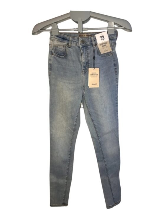 ג׳ינס סקיני ססטרץ׳ גזרה גבוהה מידה 38