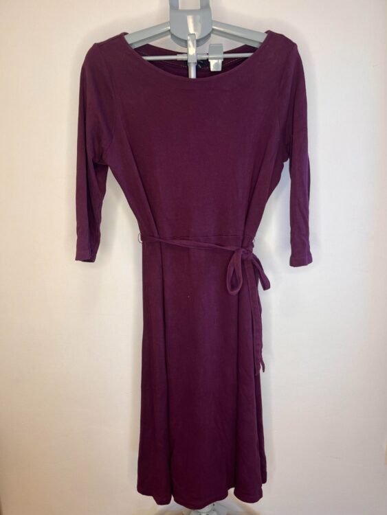 שמלת טריקו קשירה במותן LANDS’END מידה L פרטים