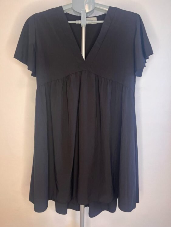 שמלה שחורה מיני/מידי MIMOSA מידה L פרטים