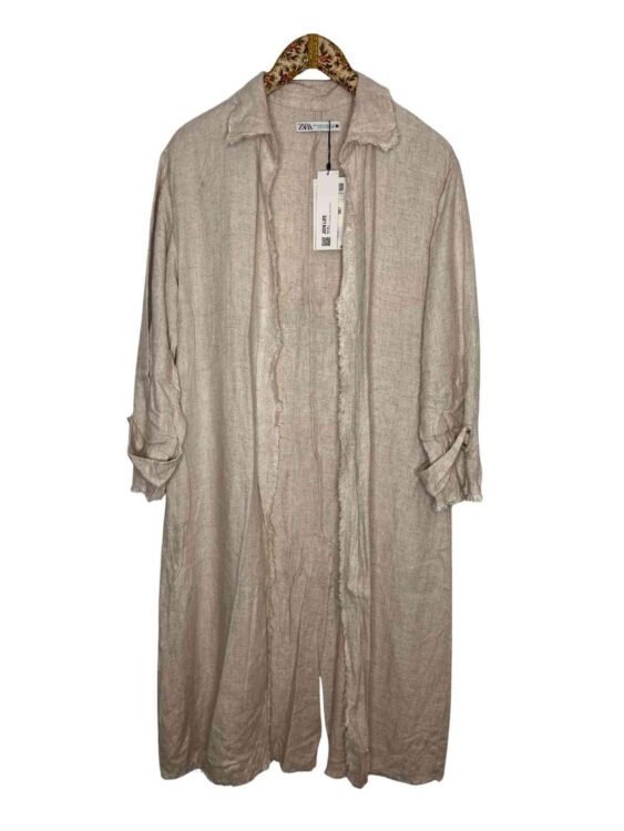 ג׳קט אריג ZARA מידה S/M פרטים