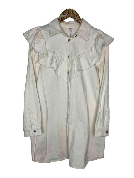 שמלת ג׳ינס ZARA מידה S/M פרטים