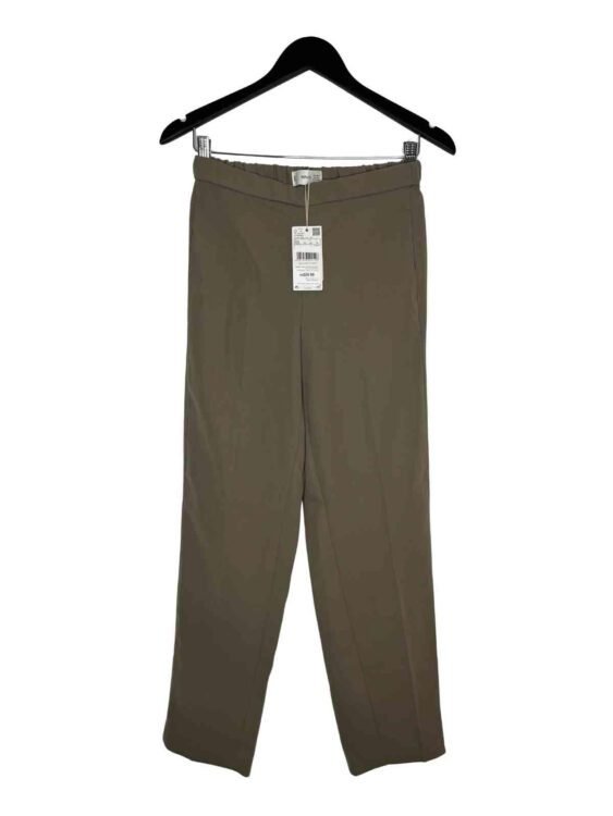 מכנס ארוך מחוייט ירוק זית מנגו מידה XS פרטים