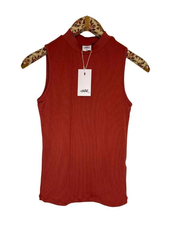 גופיה חום חימר קסטרו מידה XXS-XS פרטים