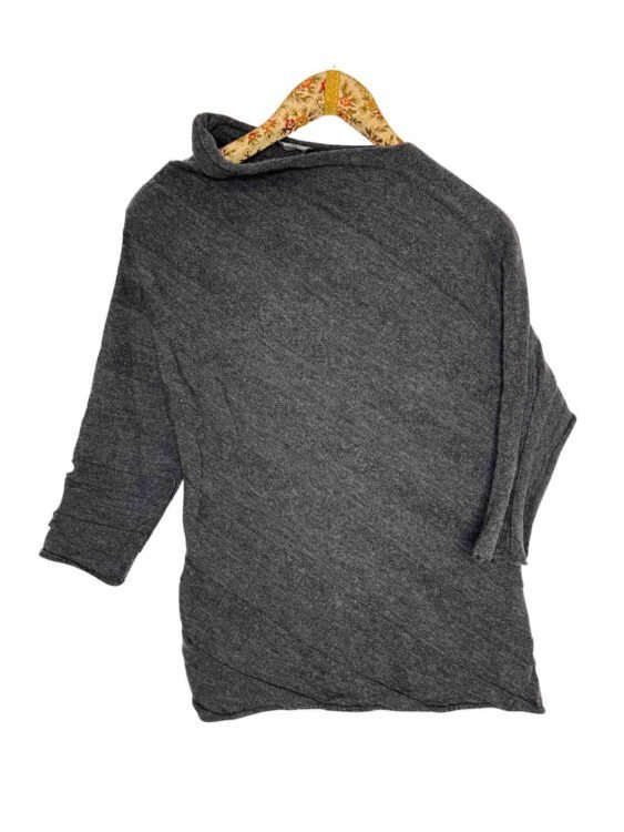 סריג אסימטרי אפור כהה HUGO BOSS מידה S פרטים