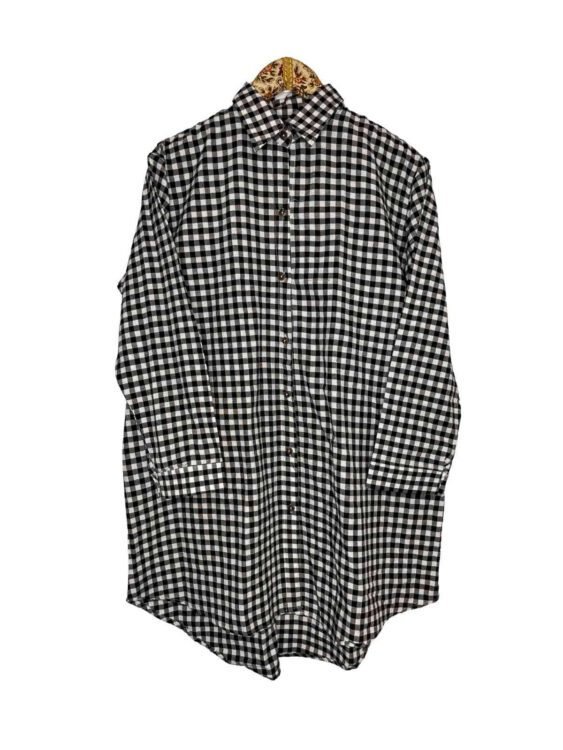 מכופתרת אוברסייז מידה M פרטים