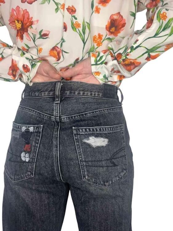 ג׳ינס מושלם איכותי סופר נוח AMERICAN EAGLE מידה 6