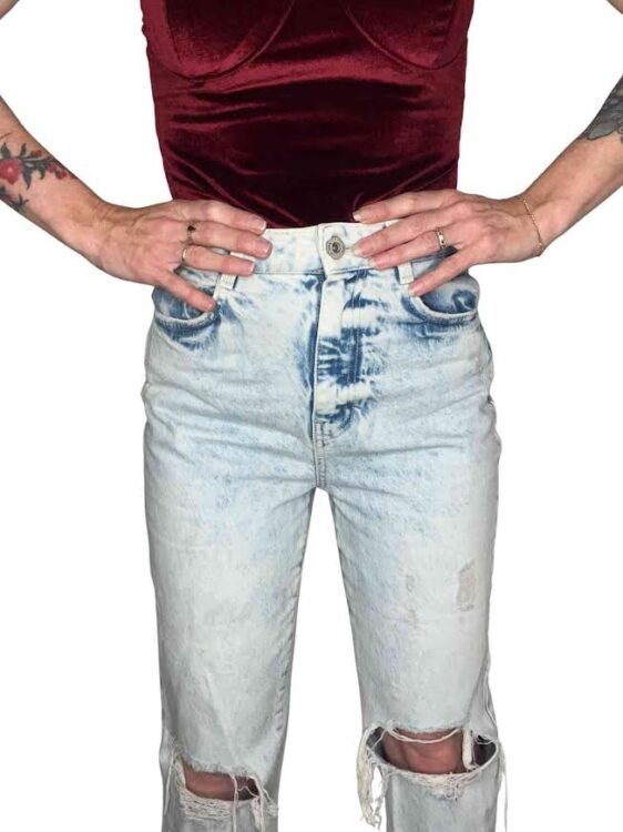 ג׳ינס מאמ ZARA מידה 34