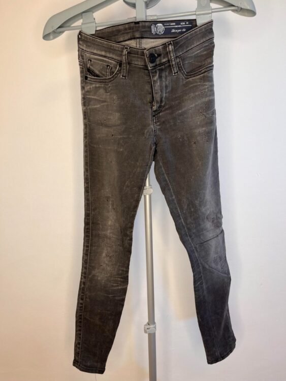 ג׳ינס ארוך אפור כהה DIESEL סטרץ׳ מידה 24