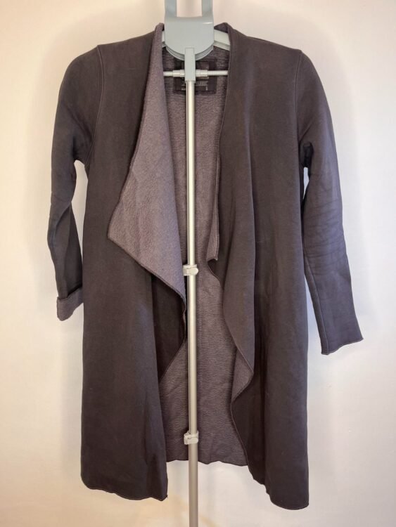 ג׳קט טריקו אפור כהה ארוך מידה 1