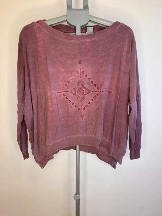 חולצה אוברסייז סגולה דנה אשכנזי מידה SML פרונט