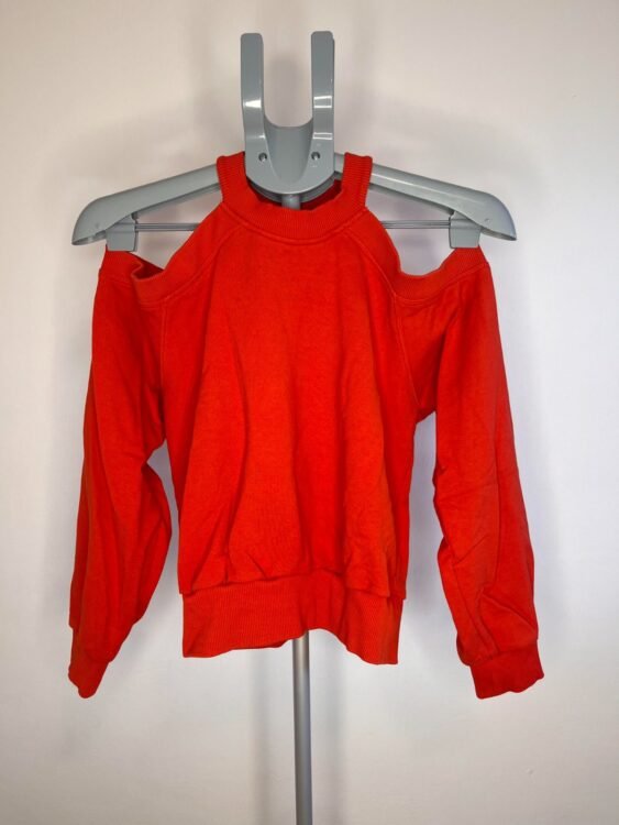 חולצה ארוכה ספורט אלגנט אדומה זארה מידה m