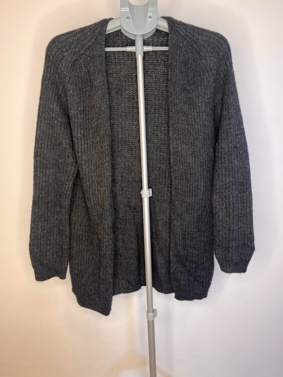 עליונית סריג אפור כהה ארוך H&M מידה m