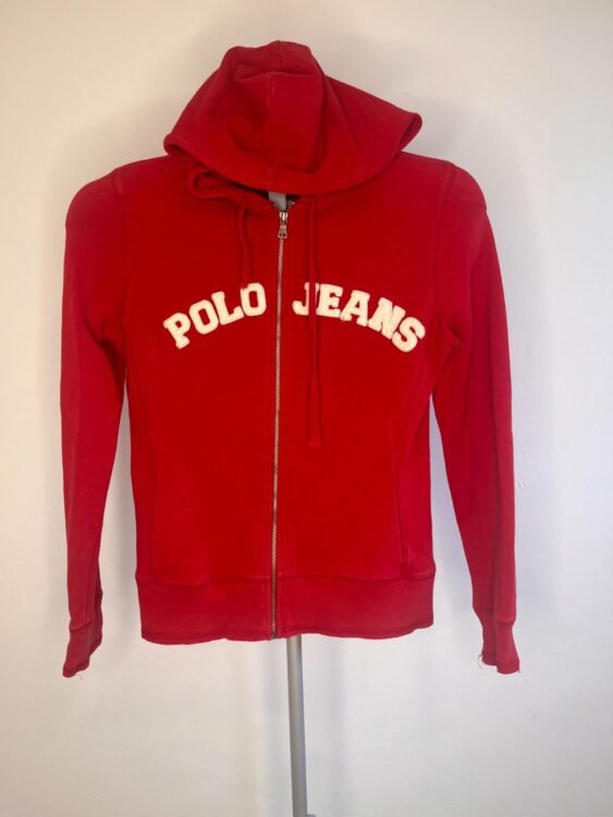 קפוצ׳ון אדום ארוך ראלף לוריין מידה s