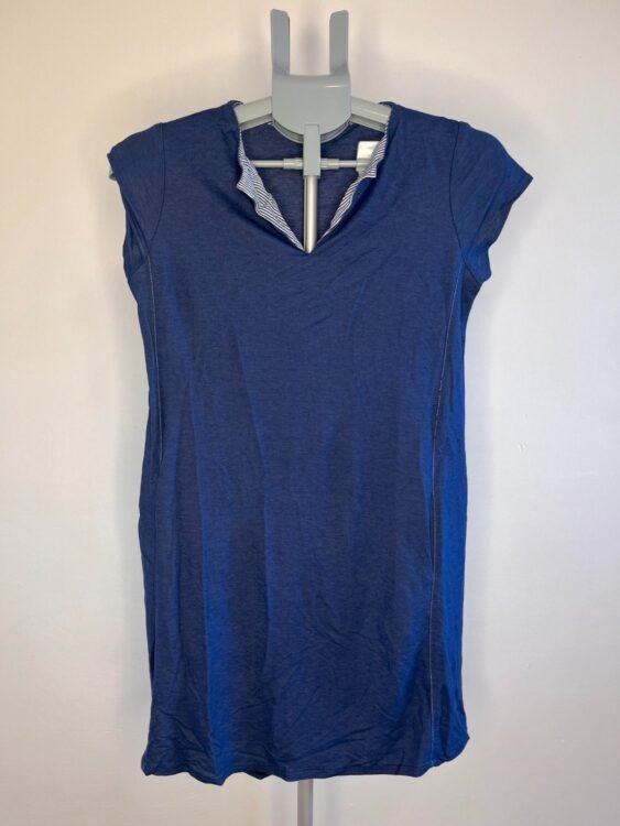 שמלה מיני/מידי שרוול קצר כחול כהה Keren Avisar מידה 2