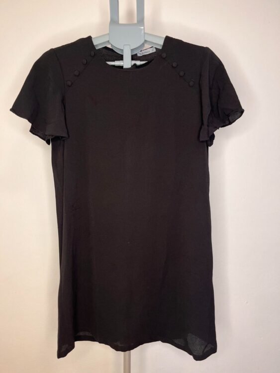 שמלה שחורה סטודיו פשה מידה M‎