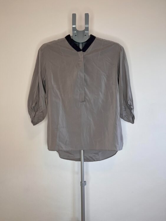 חולצת משי מחויטת ARTIGIANO מידה 42 פרטים