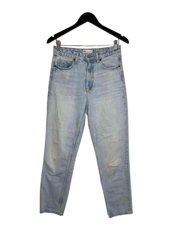 ג׳ינס גבוהה רחב ZARA מידה 34-36 פרטים