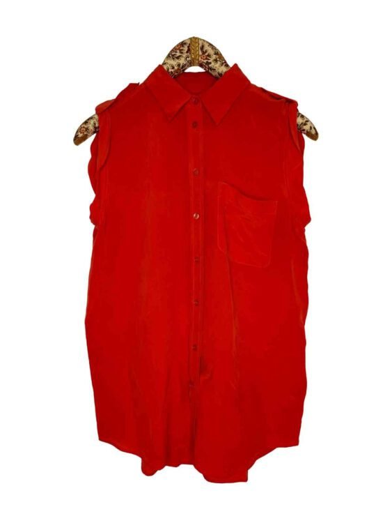 חולצת משי EQUIPMENT מידה XS פרטים