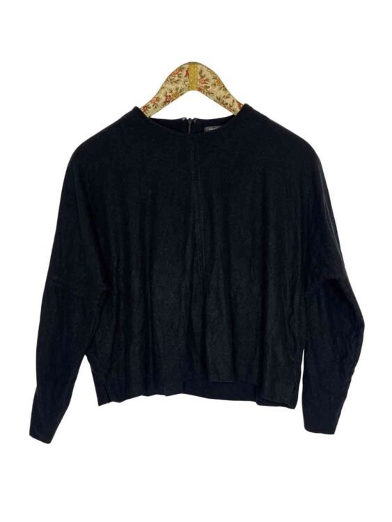 חולצה שחורה ויסקוזה MANGO מידה M פרטים