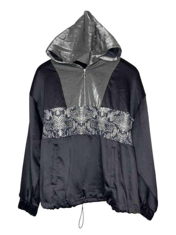 קפוצ׳ון ZARA מבריק פרינט נחש מידה M פרטים