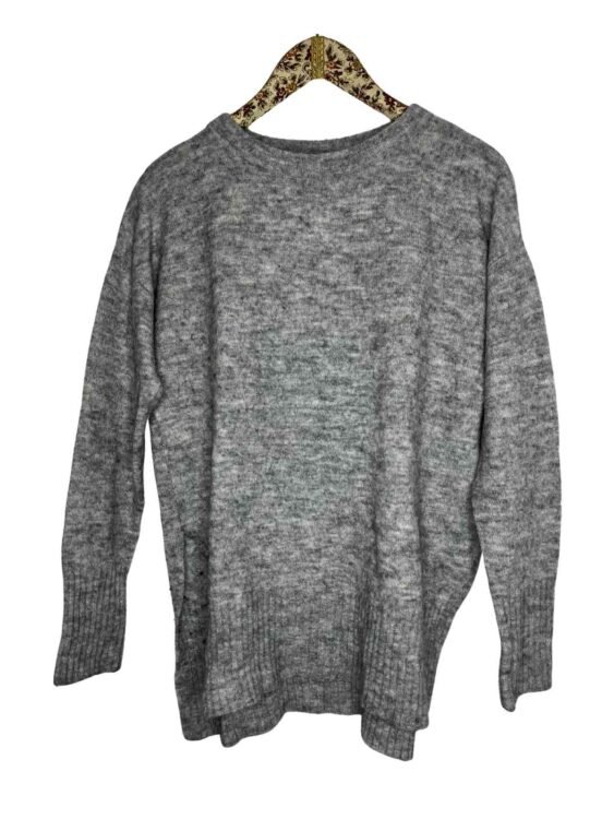 סריג אוברסייז אפור H&M מידה S פרטים