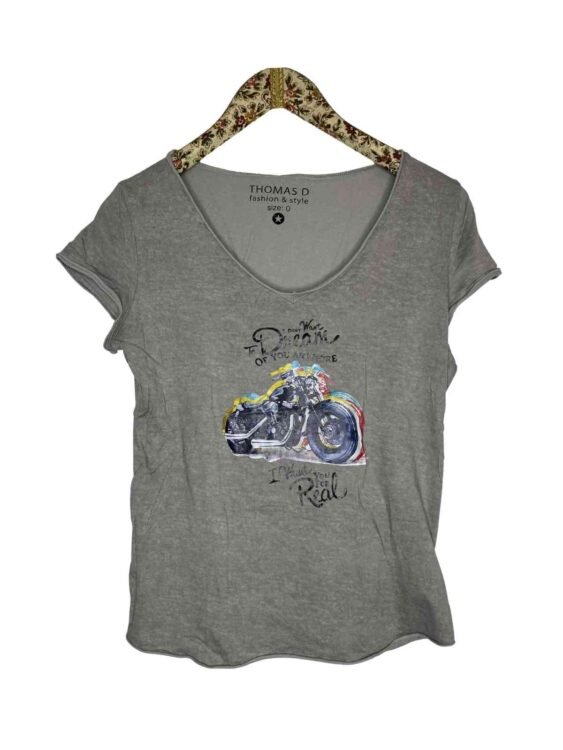 טישירט אפור THOMAS D מידה 0 פרטים