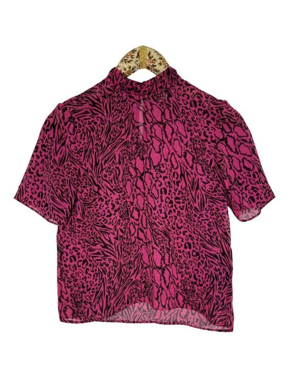 חולצה מנומרת שקופה H&M מידה 36 פרטים