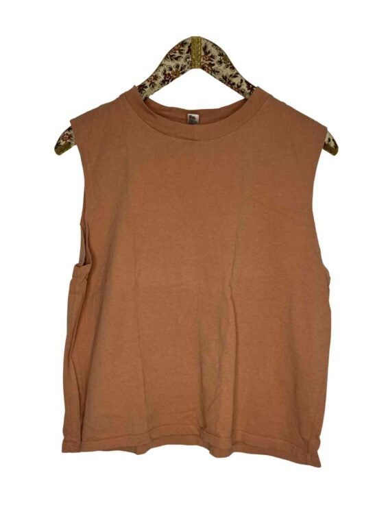 חולצה בייסיק אפרסק LA APPAREL מידה L פרטים