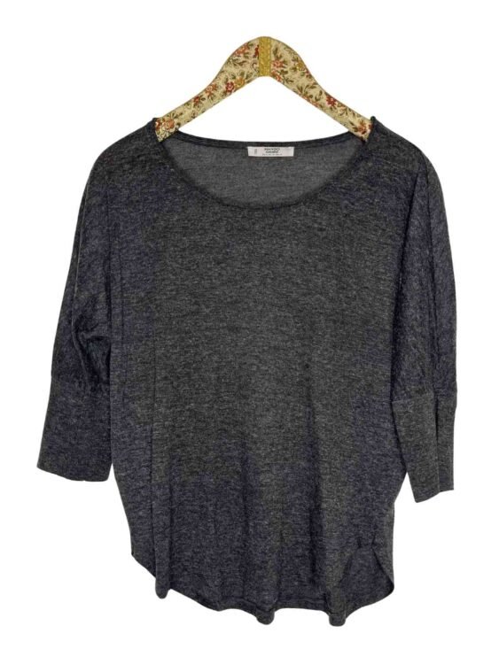 חולצה בייסיק אפורה MANGO מידה S פרטים