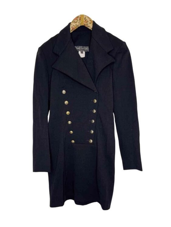 שמלת ערב וינטג׳ מחטבת COME CA des halles מידה 36 פרטים