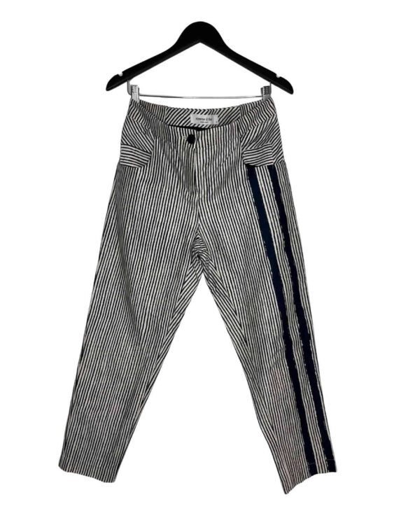 מכנס מחויט פסים כחולים comme il faut מידה 40 פרטים