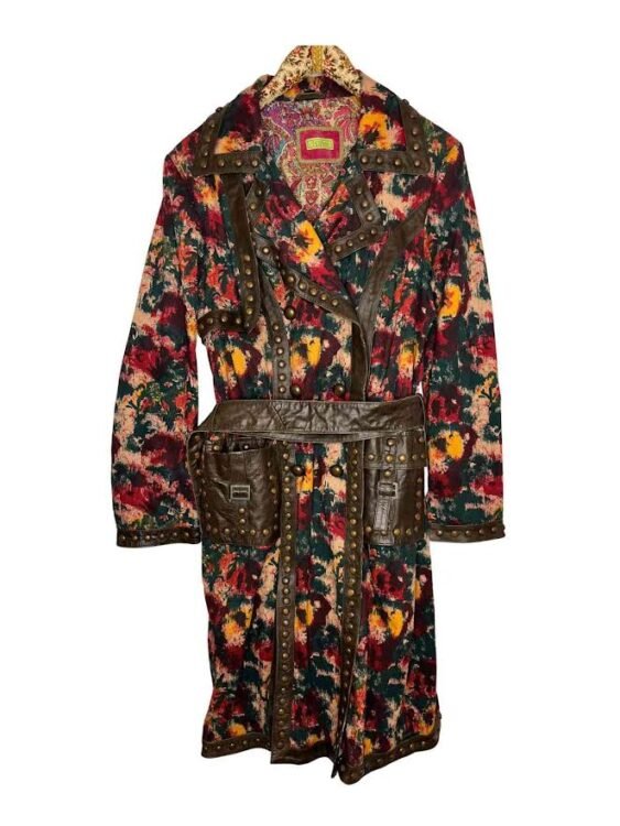 מעיל עור וקורדרוי lsato מידה L פרטים