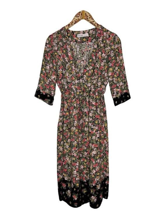 שמלת קימונו מעטפת ZARA מידה M פרטים