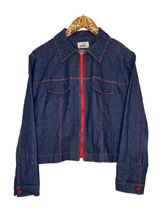 ג׳קט ג׳ינס יעל לב מידה M פרטים