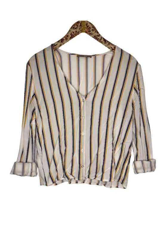 מכופתרת בייסיק כותנה PULL&BEAR מידה M פרטים