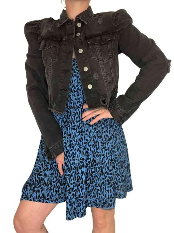 ג'קט ג׳ינס מותן בא מאהבה מידה S