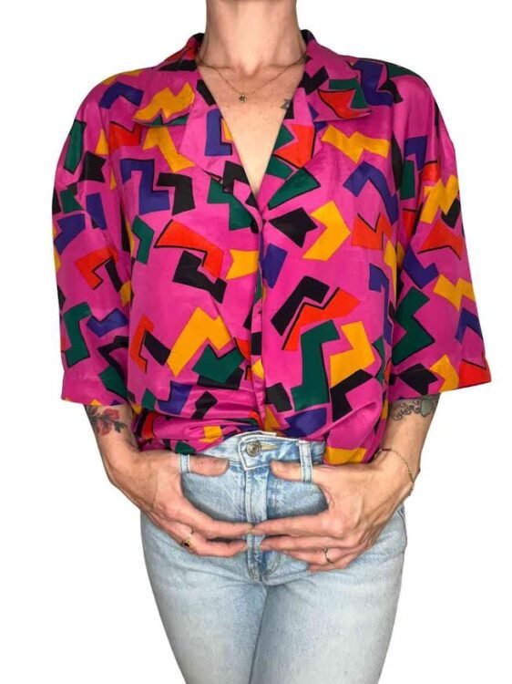 חולצה וינטג׳ MIKADO מידה XS-L