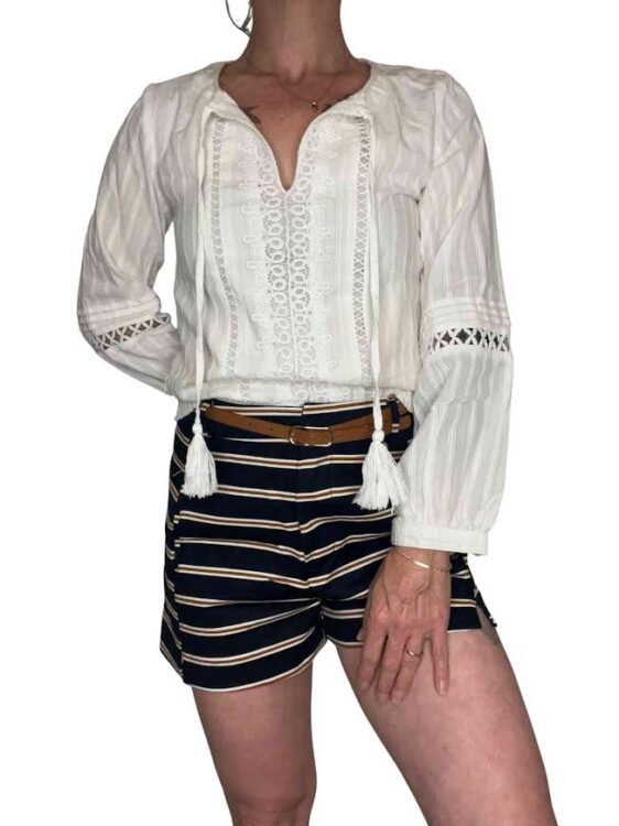 מכנס אלגנט עם חגורה Stradivarius מידה 36