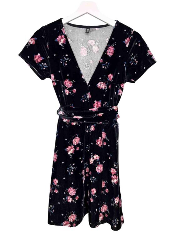 שמלת קטיפה H&M מידה 32 פרטים