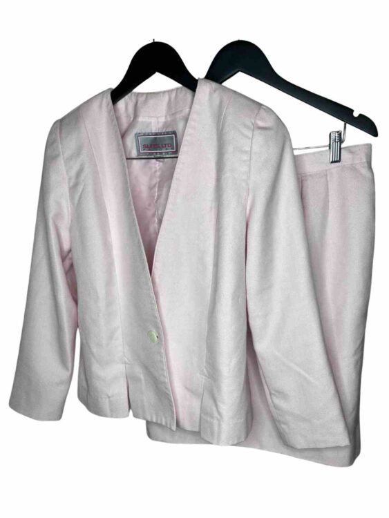 חליפת וינטג' ורוד בייבי SUITS LTD מידה 14 פרטים
