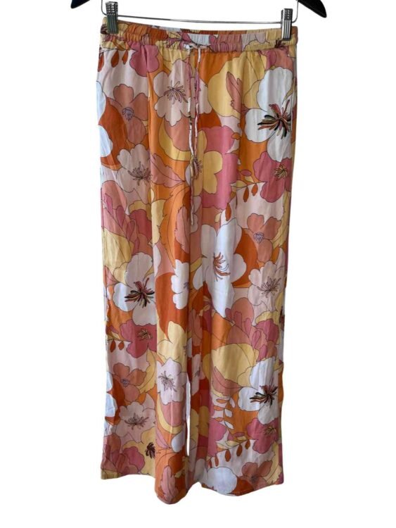 מכנס פרחוני MANGO מידה XS פרטים