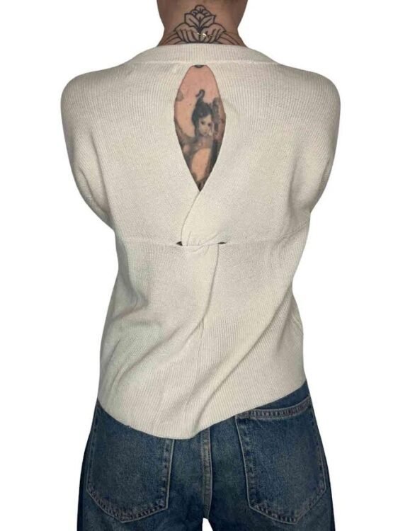 סריג דק חשוף בגב MANGO מידה S פרטים