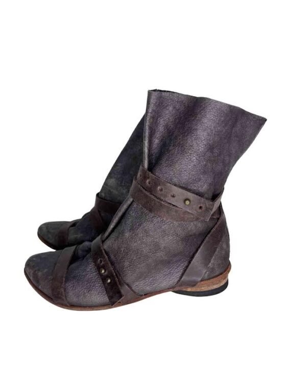 מגף עור עבודת יד נדיר ביופיו Walk פרטים