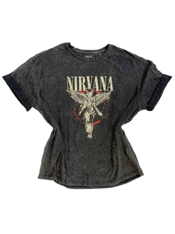 T shirt NIRVANA מידה XL פרטים