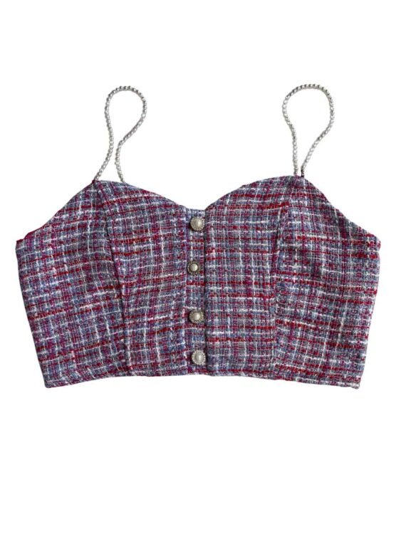 טופ אריג ZARA מידה M פרטים