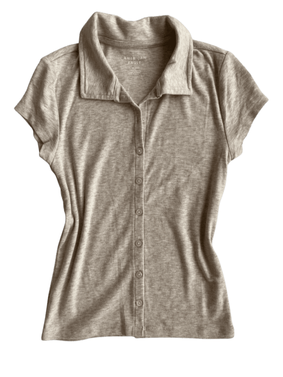 פולו כותנה AMERICAN EAGLE מידה XS 40 פרטים