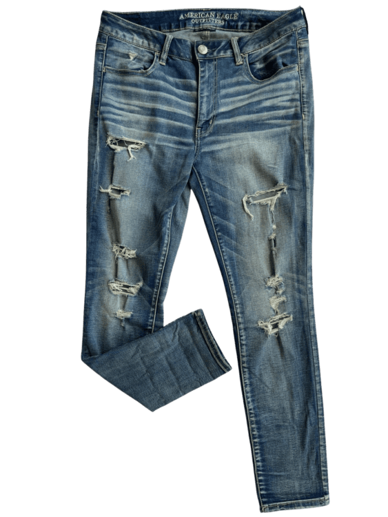 ג׳ינס AMERICAN EAGLE מידה 12 (40) פרטים