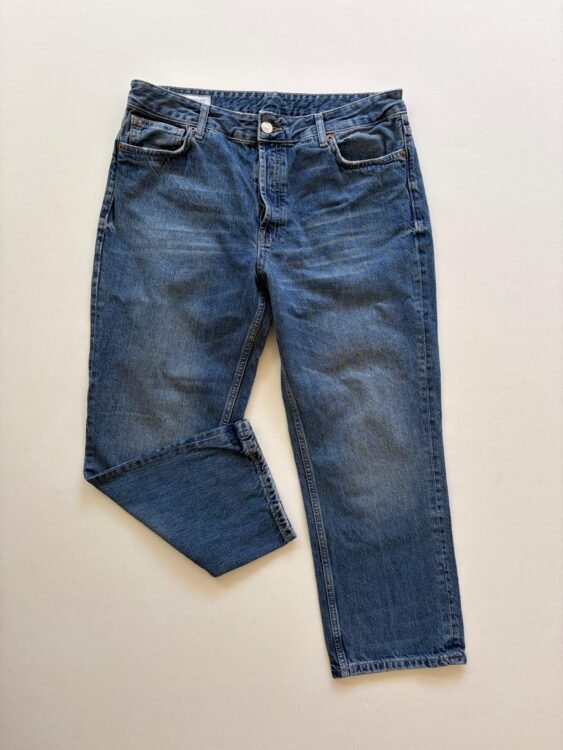 ג׳ינס 7/8 כותנה ZARA מידה 42 פרטים